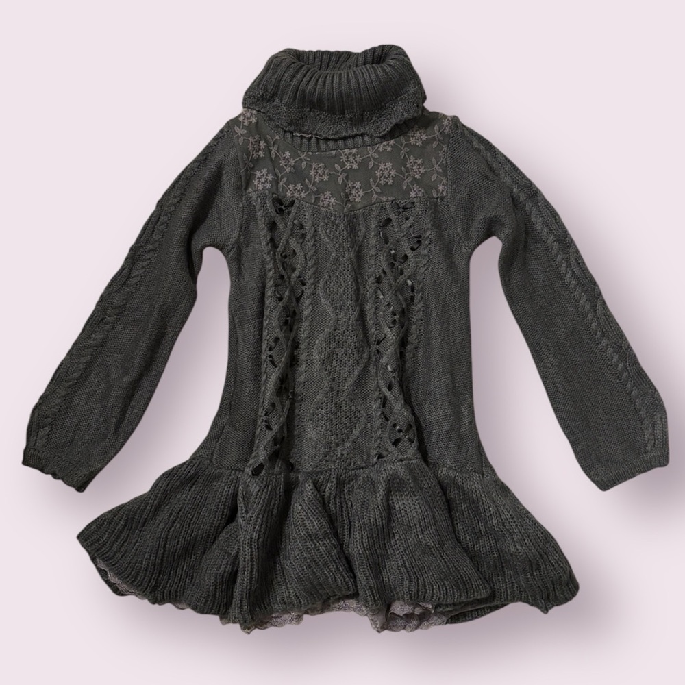 grey axes femme sweater dress